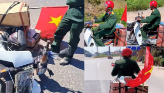 CĐM thót tim nhận tin cựu chiến binh U80 đi xe máy vào TP.HCM xem diễu binh gặp sự cố trên đường