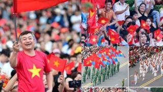 Cận cảnh những hình ảnh đẹp hiếm có trong 'concert quốc gia' - lễ diễu binh sáng nay 30/4/2025