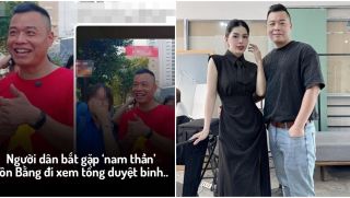 Tôn Bằng đi xem diễu binh, xuất hiện với ngoại hình gây bất ngờ sau 1 năm ly hôn với Hằng Du Mục
