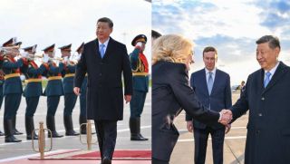 Chuyên cơ chở ông Tập Cận Bình đã tới Moscow, được 'thế lực` đặc biệt của Nga hộ tống 