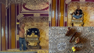 Dấu hiệu bất thường của người đàn ông cởi áo leo lên ngai vàng Đại nội Huế, đập phá Bảo vật quốc gia