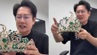 Mr. Nawat gây chấn động khi khoe vương miện 'real' của Miss Grand International 2024, chiếc của Rachel Gupta là bản sao