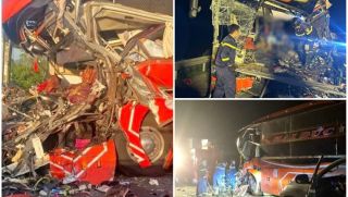 Hiện trường ám ảnh vụ tai nạn kinh hoàng tại cao tốc Đà Nẵng - Quảng Ngãi khiến 11 người thương vong