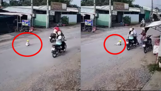 Đã tìm ra người mẹ thả con 18 tháng bò giữa đường, phẫn nộ lý do hành động nhẫn tâm