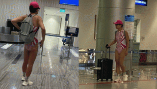 Thông tin nóng vụ người đàn ông diện áo tắm một mảnh của phái nữ tại sân bây gây choáng váng