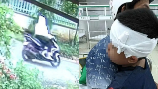 Hình ảnh người phụ nữ tông bé trai 5 tuổi rồi bỏ mặc ở hiện trường, phóng xe bỏ trốn, công an đang truy tìm