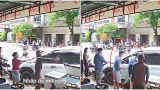 Thót tim clip xe ô tô tự trôi trên đường rồi đâm vào xe máy, nghi vấn tài xế bị đột quỵ, cái kết ấm lòng