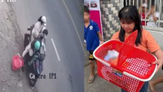 TP.HCM: Camera ghi lại cảnh cặp đôi bí ẩn bỏ rơi bé trai còn nguyên dây rốn giữa đường, Công an truy tìm thông tin 