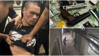 Sau 2 ngày bỏ trốn, nghi phạm nổ sung vào công an khi bị kiểm tra hành chính bị bắt ở nơi không ngờ đến