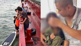 Phép màu đến với hai cha con mất tích trên biển, lênh đênh suốt 13 giờ, được tìm thấy ở nơi bất ngờ