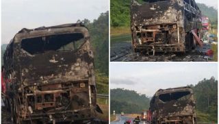 Nghẹt thở giây phút tài xế xe giường nằm cứu hành khách thoát khỏi vụ cháy bất ngờ trong gang tấc