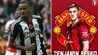 Thương vụ Sesko đến Newcastle đổ bể, Manchester United đếm ngược ngày ra mắt bom tấn thứ 4?
