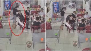 Clip chủ quán ăn tát khách hàng 1 cú ‘trời giáng’, hé lộ nguồn cơn từ 'bàn tay hư' khiến nhiều người hả hê