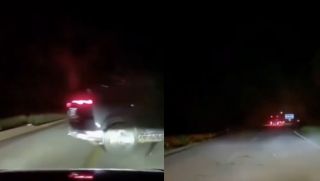 Giật mình trước khoảnh khắc tài xế SUV liều lĩnh tạt đầu xe khác, mất lái lao thẳng xuống ruộng giữa đêm