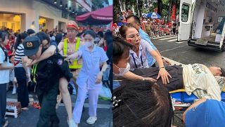 Lễ diễu binh A80: Gần 500 người ngất xỉu, tụt huyết áp, nhân viên y tế phải căng mình cấp cứu