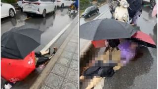 Hà Nội: Một người phụ nữ nghi bị sét đánh tử vong đoạn đê Long Biên vào chiều nay