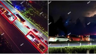 Hiện trường 9 ô tô tông liên hoàn trong 2 vụ tai nạn kép trên cao tốc Phan Thiết - Dầu Giây