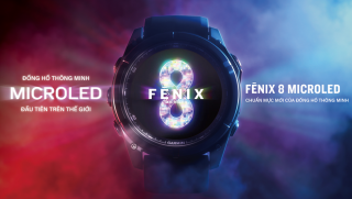 Garmin chính thức công bố fenix 8 MicroLED, đánh dấu chuẩn mực hiển thị mới trên thị trường smartwatch