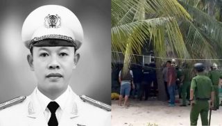 Hoàn cảnh đặc biệt éo le của thiếu tá công an hy sinh khi làm nhiệm vụ, vợ ngã quỵ kể lại ngày định mệnh