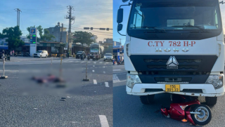 Hải Phòng: Hiện trường vụ tai nạn thương tâm, hai mẹ con tử vong dưới bánh xe ben sau va chạm giao thông thảm khốc