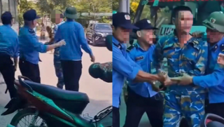 Clip 3 bảo vệ bệnh viện đánh hội đồng lái xe ôm chở bệnh nhân lớn tuổi, hé lộ nguồn cơn gây phẫn nộ