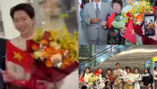 Đức Phúc về nước sau chiến thắng ở Intervision 2025, mẹ nam ca sĩ chia sẻ một điều ngay tại sân bay