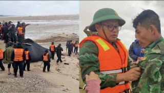 Xót xa vụ 2 tàu cá và 11 thuyền viên gặp nạn ở Quảng Trị khi đang cố tránh bão số 10: Một tàu đã chìm