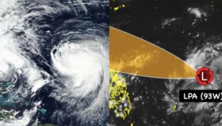 Hiện tượng hiếm gặp: Xuất hiện hai cơn bão xoáy quanh nhau, chuyên gia đưa ra cảnh báo nóng về diễn biến thời tiết