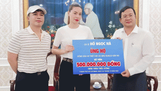 Mặt trận Tổ quốc Việt Nam thông tin về việc Hồ Ngọc Hà ủng hộ bà con vùng bão, lũ 500 triệu đồng