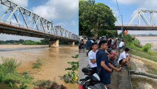 Lật tàu kinh hoàng gần cầu Việt Trì: Danh tính 2 vợ chồng nghi mất tích, gấp rút tìm kiếm nạn nhân