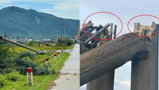 Chi tiết bất thường bên trong cột điện gãy sau bão Bualoi: Nghi vật liệu ‘lạ’, điện lực lên tiếng làm rõ