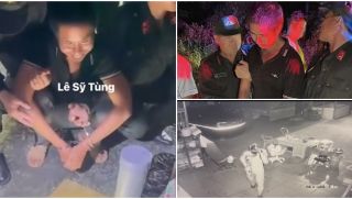 Clip cận cảnh bắt Lê Sỹ Tùng – nghi phạm sát hại 3 người ở Đồng Nai, thái độ cười nói gây ớn lạnh