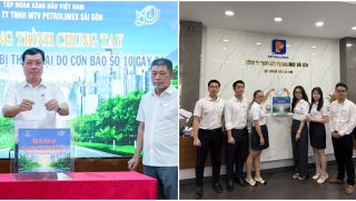 Petrolimex Sài Gòn tiếp sức, ủng hộ đồng bào vượt qua thiệt hại do cơn bão số 10 gây ra