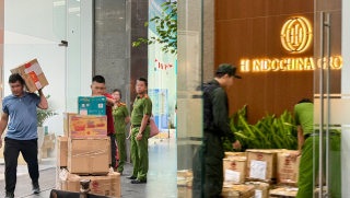 Hiện trường Công an Hà Nội thu hàng chục thùng carton tại trụ sở công ty Shark Bình: Bí ẩn dự án tiền số AntEx