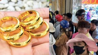 Chỉ sau 1 ngày, giá vàng nhẫn trong nước đột phá đến ngưỡng kỷ lục, vượt xa vàng miếng SJC 