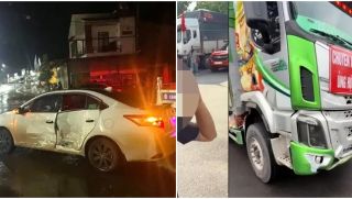 Thông tin nóng vụ đoàn xe cứu trợ va chạm với ô tô con và báo giá sửa chữa 91 triệu đồng gây tranh cãi