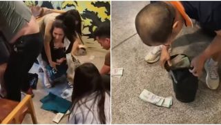 Clip nhóm người tranh giành các túi tiền giữa khu đô thị cao cấp ở Hà Nội, rộ tin đồn về nguồn gốc số tiền