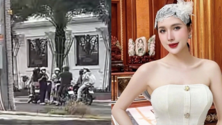 Ngân Collagen gặp biến sau khi Ngân 98 bị bắt, hàng chục người tụ tập trước biệt thự trăm tỷ làm điều không ngờ