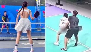 Xôn xao hình ảnh thầy dạy pickleball có hành vi phản cảm với cô gái, cộng đồng phản ứng trái chiều