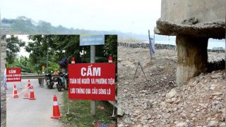 Diễn biến mới nhất vụ học sinh phải đi vòng 40km tới trường: Lộ cảnh 'rợn người' ở trụ cầu Sông Lô