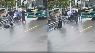 Camera ghi lại cảnh nam tài xế bị hành hung dã man giữa đường: Nguyên nhân không ngờ tới?