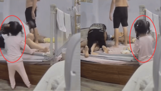 Phẫn nộ clip mẹ chồng bạo hành con dâu vừa sinh, chồng thản nhiên như không liên quan