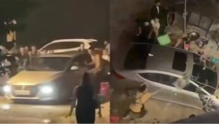 Thêm tình tiết gây sốc vụ ô tô bị vây đánh, tài xế đâm điên loạn khiến 2 người cấp cứu trong đêm