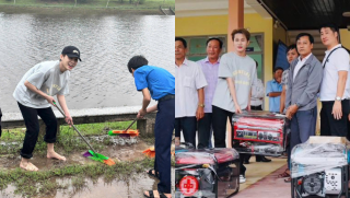 Xôn xao hình ảnh Jack - J97 đi từ thiện tại miền Trung sau thông tin tạm ngưng biểu diễn 9 tháng