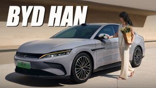 BYD Han thế hệ mới xuất hiện: Thân dài hơn, thiết kế lột xác