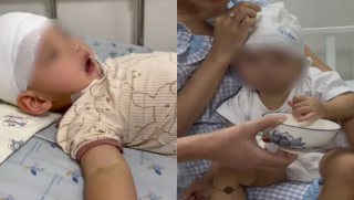 Gửi con cho bạn trông, đôi vợ chồng bàng hoàng nhận tin con bị ngã, tổn thương sọ não nghiêm trọng, thương tật 46%