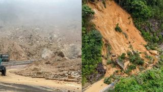 Đèo Khánh Lê phát hiện loạt điểm sạt lở mới: Lý do lực lượng chức năng tính phương án nổ mìn khẩn? 