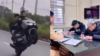 Xác minh clip thanh niên bốc đầu xe máy ở Hà Nội: Cơ quan chức năng chốt mức xử phạt nghiêm khắc