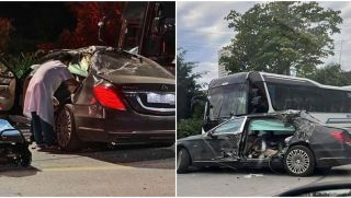 Danh tính tài xế và người đàn ông tử vong trong vụ xe sang Mercedes Maybach tông vào xe khách ở Quảng Ninh