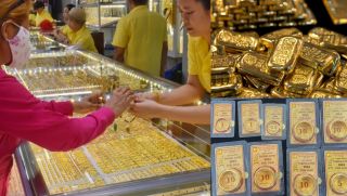 Giá vàng 23/11 ‘bùng nổ’: Vàng miếng tăng mạnh, vàng nhẫn SJC điều chỉnh trái chiều, vàng thế giới khó theo kịp